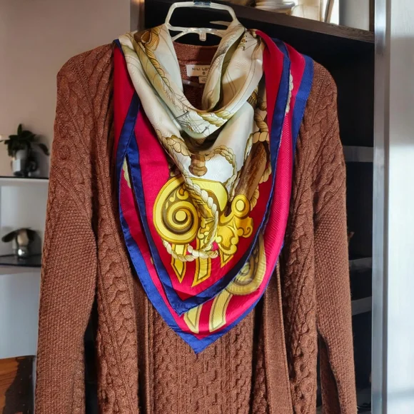 Nili Lotan for Target brown knit duster cozy cardigan NWOT xs 0 2 - Picture 3 of 5